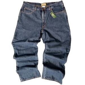 LL Bean Men's Flannel Lined Jeans Classic Fit Y2K NWT Made in Mexico SZ  38x29